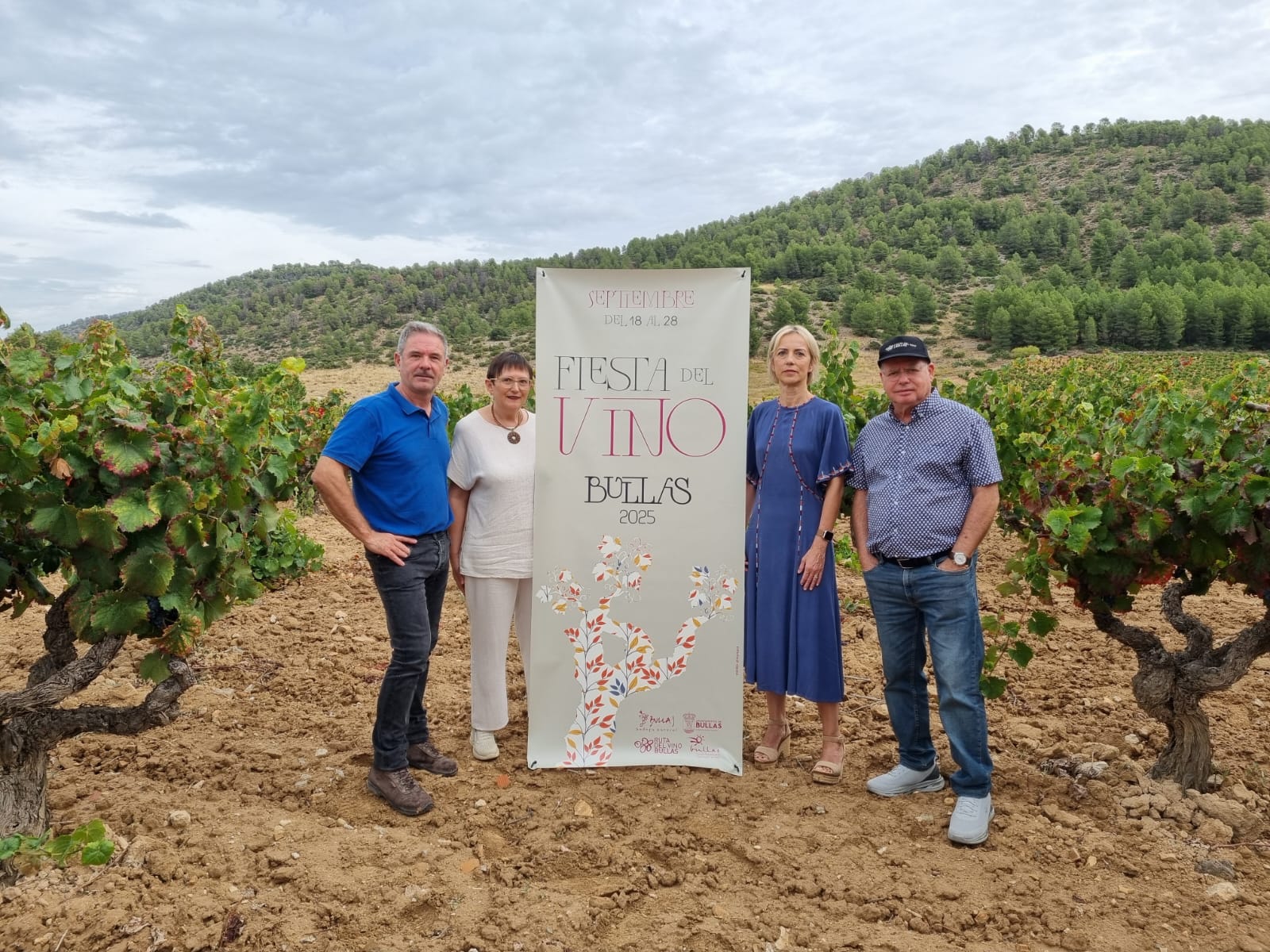 Presentadas las Fiestas del Vino 2025 en Bullas: tradición, cultura y enoturismo del 18 de septiembre al 5 de octubre